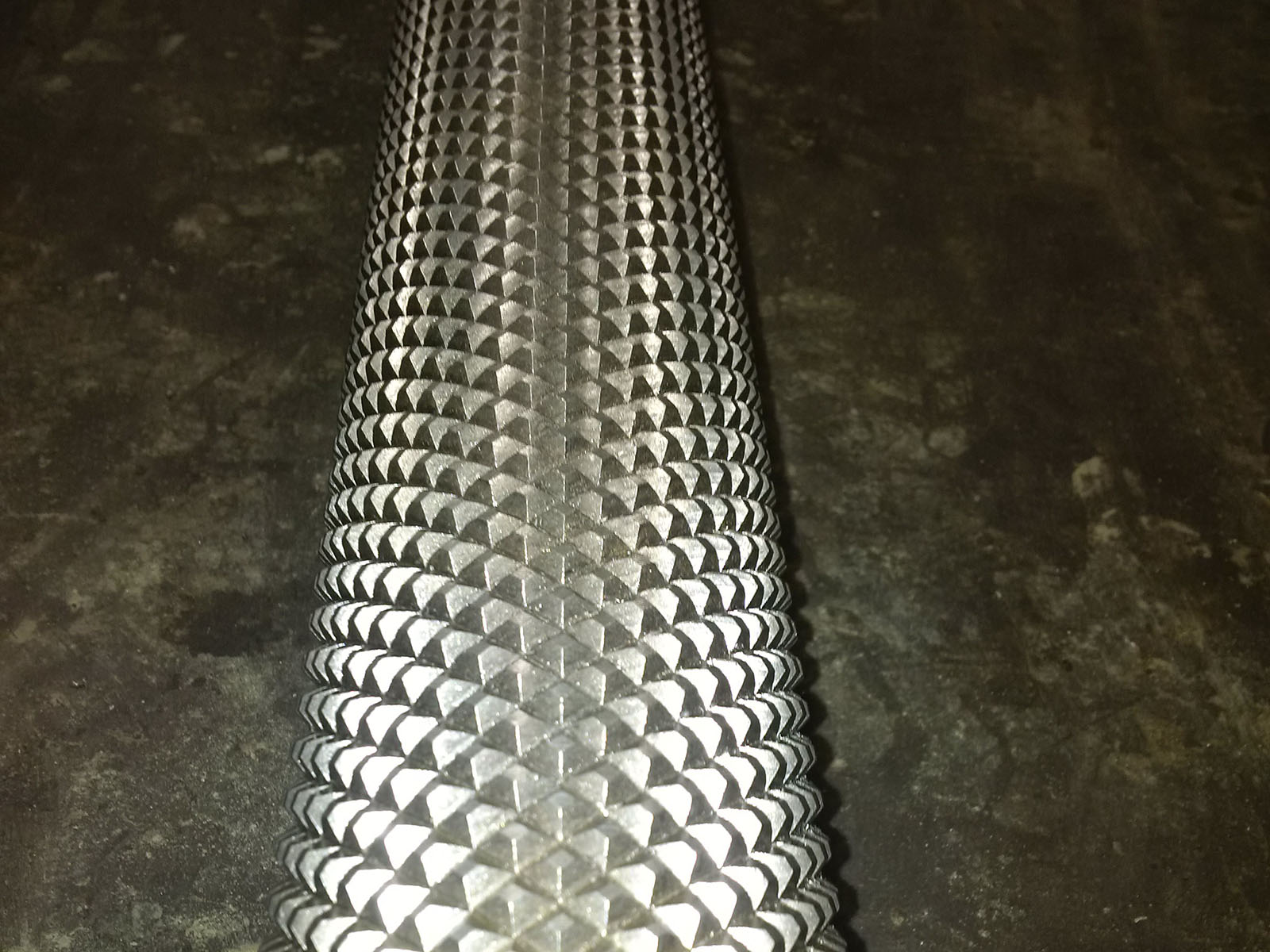 Knurled Roll on the floor